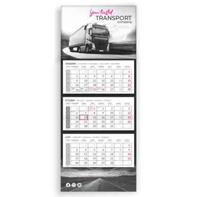 kalendarz trójdzielny 2026