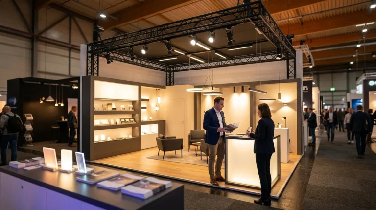 Oświetlenie stoiska targowego – jak wpływa na sprzedaż?