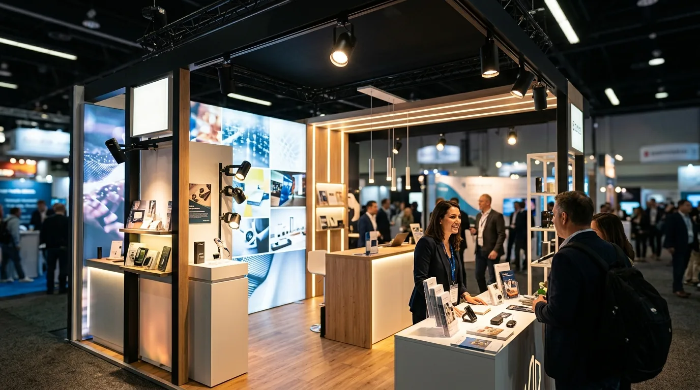 Rodzaje oświetlenia sprawdzają się na targach